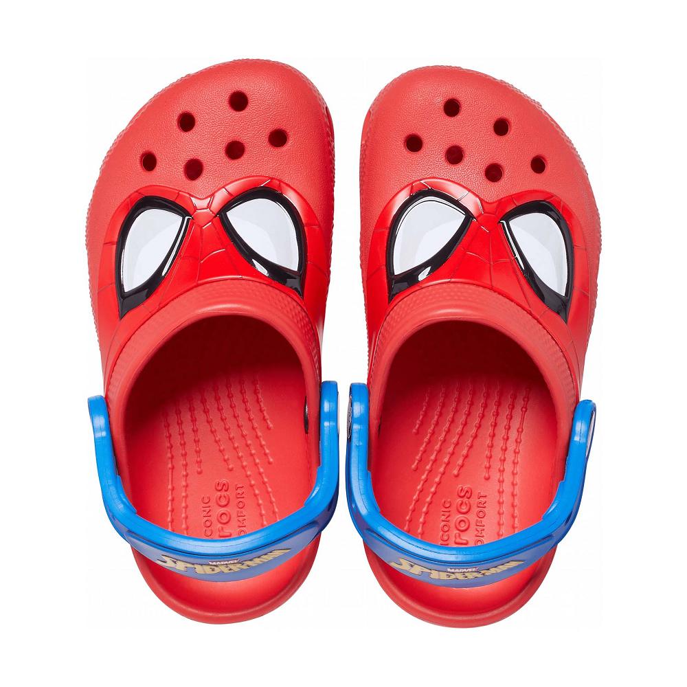 Sabots Crocs Fun Lab Classiche I AM Spiderman Garcon Rouge | France 1429NWYB